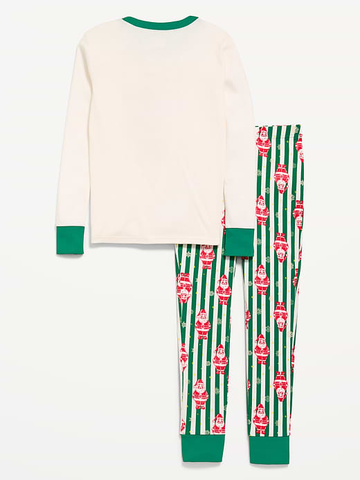 Old Navy Gender-Neutral Snug-Fit Graphic Pajama Set for Kids — photo 3