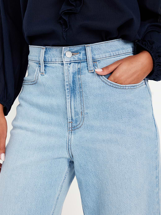 Old Navy High-Waisted Wow Barrel-Leg Ankle Jeans — photo 5