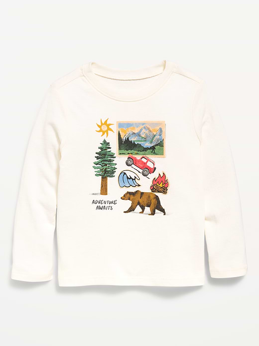 Old Navy Long-Sleeve Graphic T-Shirt for Toddler Boys — photo 1