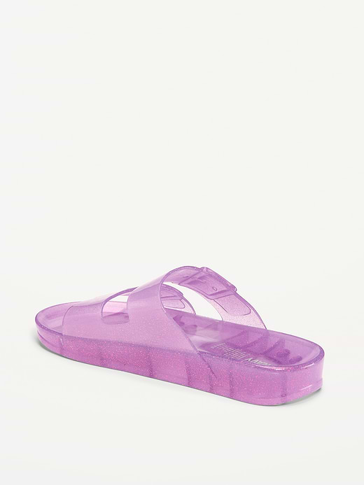 Old Navy Jelly Buckled Slide Sandals for Girls — photo 5