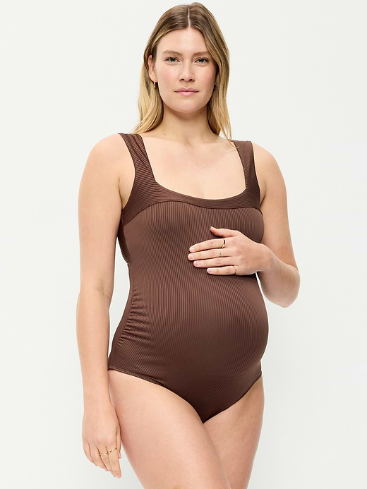 Old Navy Maternity Structured One-Piece Swimsuit — photo 1