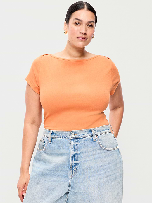 Old Navy Snug Boatneck T-Shirt — photo 7