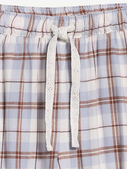 Old Navy Cinched Flannel Balloon Pants — photo 6