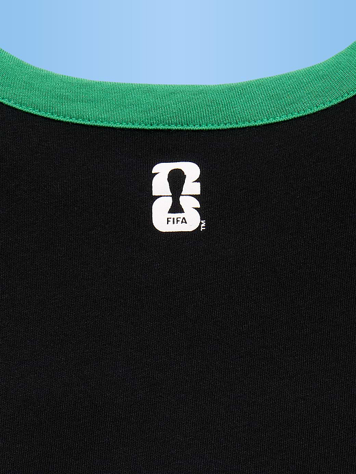 Old Navy FIFA World Cup 26™ Brazil Smocked Graphic T-Shirt for Girls — photo 4