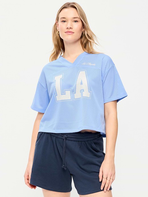 Old Navy Mesh Jersey Football Top — photo 6
