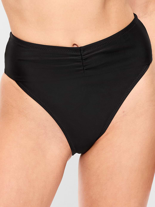 Old Navy High-Waisted Cinched Bikini Swim Bottoms — photo 1