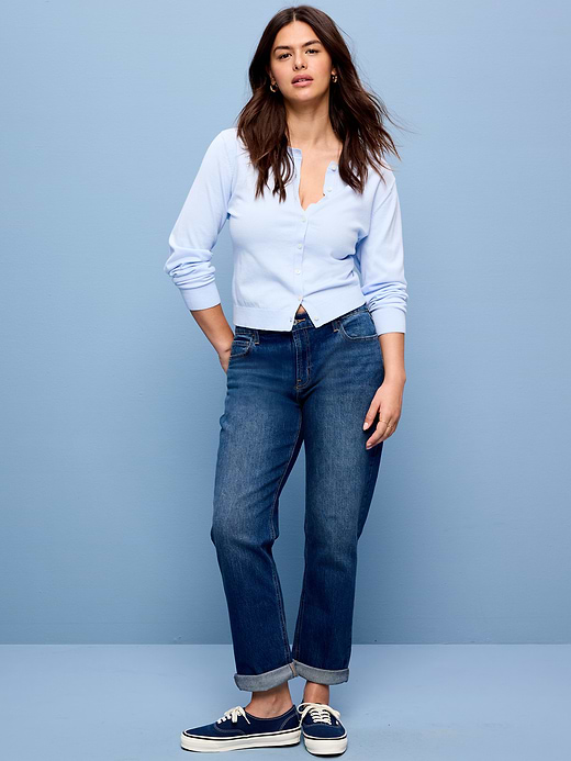 Old Navy Mid-Rise Wow Boyfriend Straight Jeans — photo 6