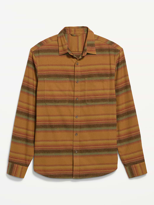 Old Navy Relaxed Long-Sleeve Flannel Pocket Shirt — photo 5