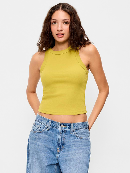 Old Navy Crop Ribbed Tank Top — photo 1