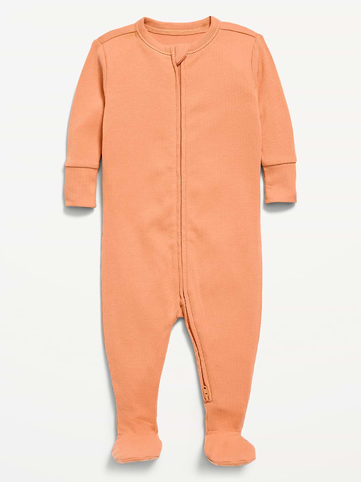 Old Navy Snug-Fit 2-Way-Zip Sleep & Play Footed One-Piece for Baby — photo 1