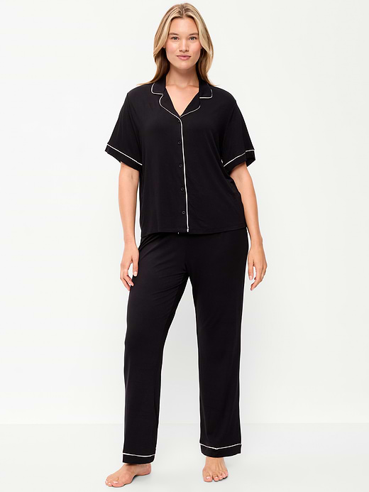 Old Navy Sunday Sleep Knit Jersey Pant Set — photo 5