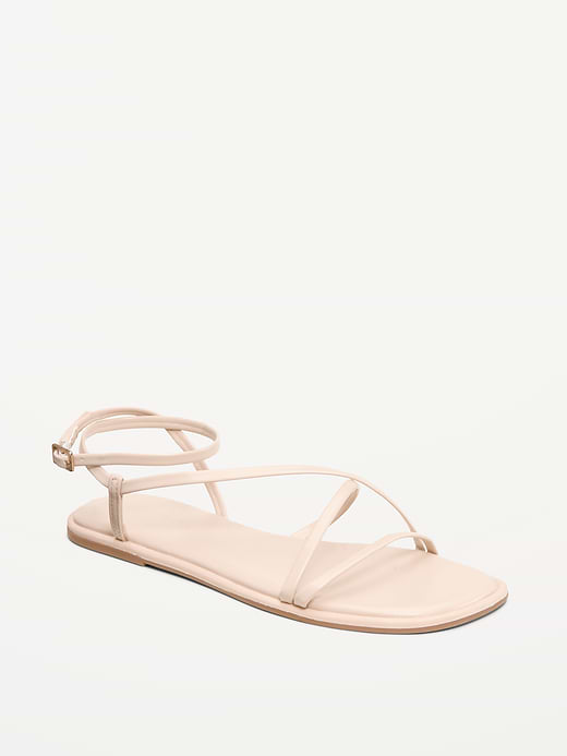 Old Navy Strappy Faux-Leather Sandals — photo 1