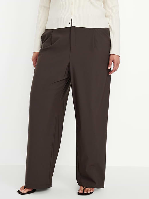 Old Navy High-Waisted SleekTech Trouser Pants — photo 8