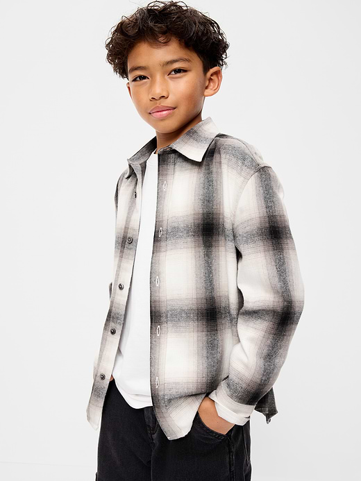 Old Navy Oversized Long-Sleeve Denim Shirt for Boys — photo 1