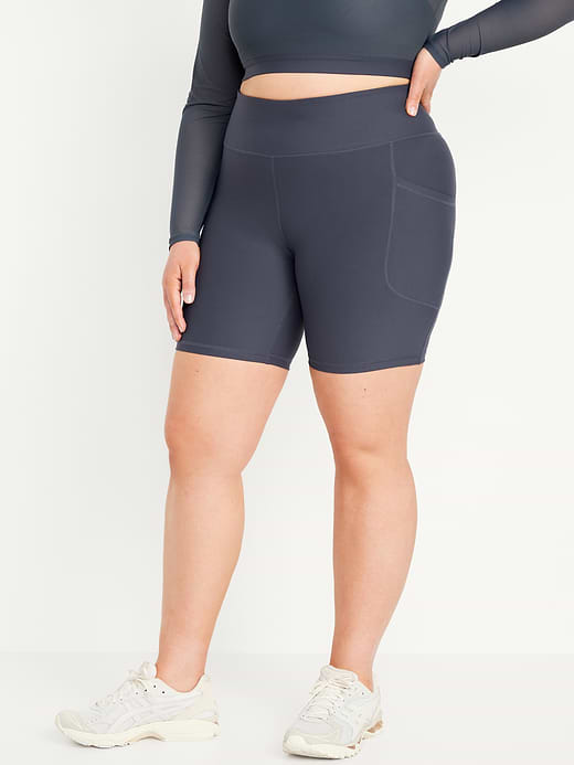 Old Navy High-Waisted PowerSoft Biker Shorts -- 8-inch inseam — photo 8