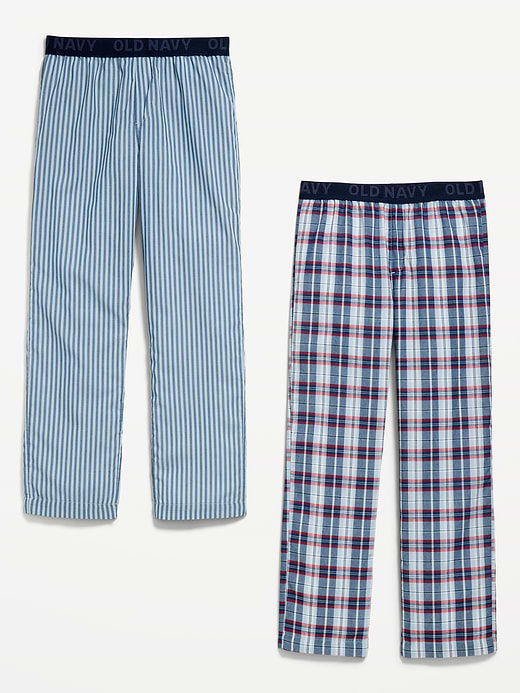 Old Navy Printed Poplin Straight-Leg Pajama Pants 2-Pack for Boys — photo 4