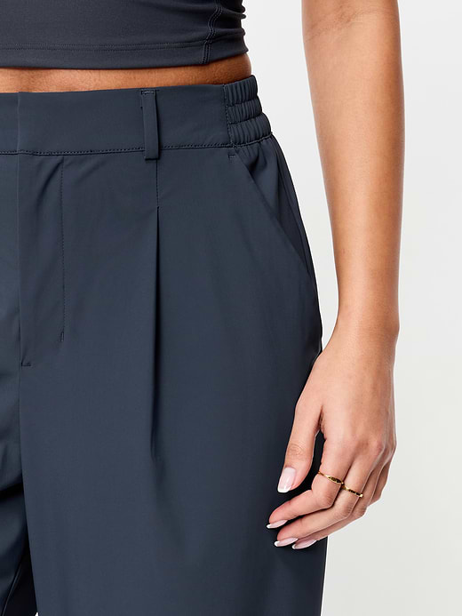 Old Navy High-Waisted SleekTech Trouser Pants — photo 5