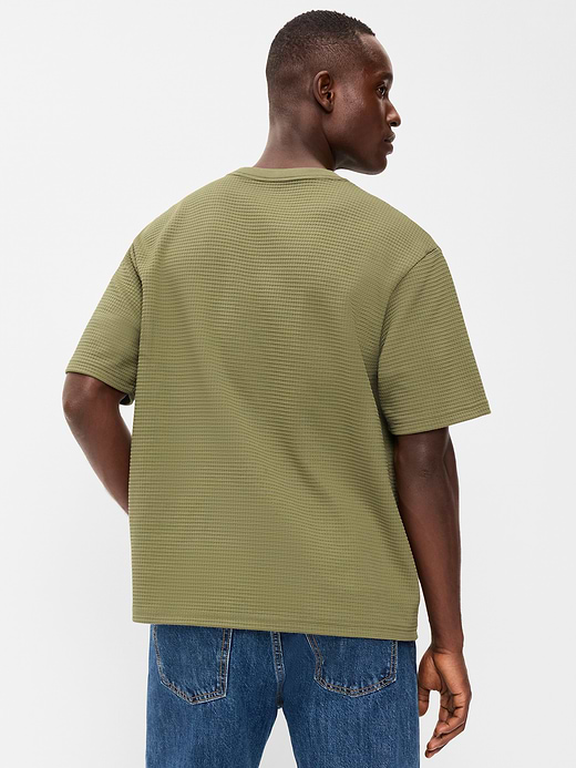 Old Navy Loose Short-Sleeve Textured Waffle T-Shirt — photo 3