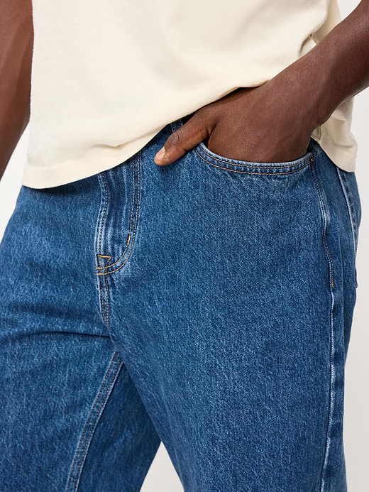 Old Navy Structured Loose Non-Stretch Jeans — photo 5