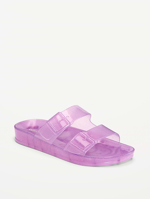 Old Navy Jelly Buckled Slide Sandals for Girls
