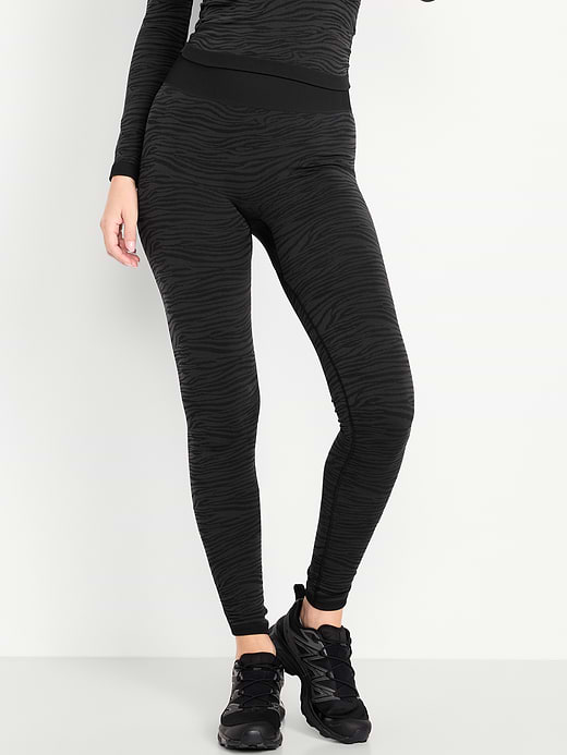 Old Navy High-Waisted Seamless Jacquard Leggings