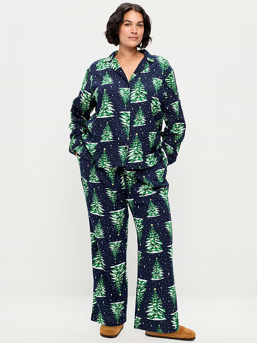 Old Navy Printed Flannel Pajama Pant Set for Women — photo 8