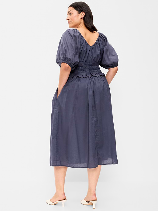 Old Navy Fit & Flare Prairie Midi Dress — photo 10