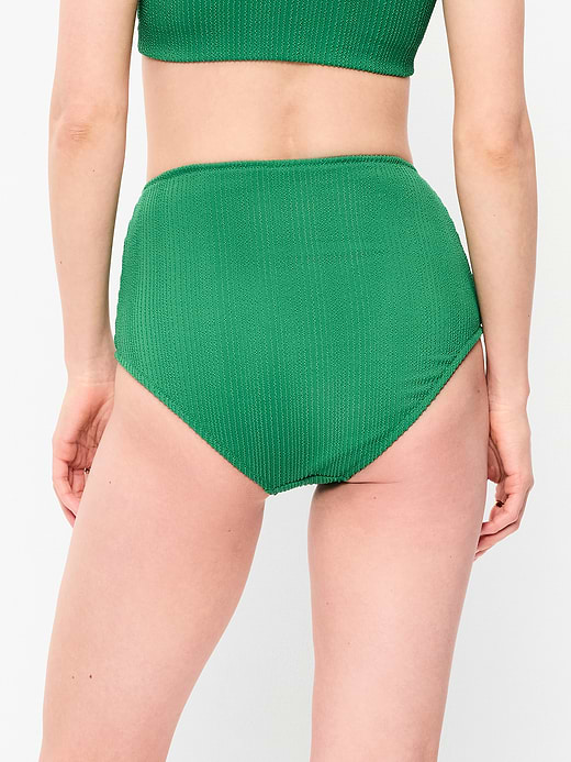 Old Navy High-Waisted Ribbed Bikini Swim Bottoms — photo 3