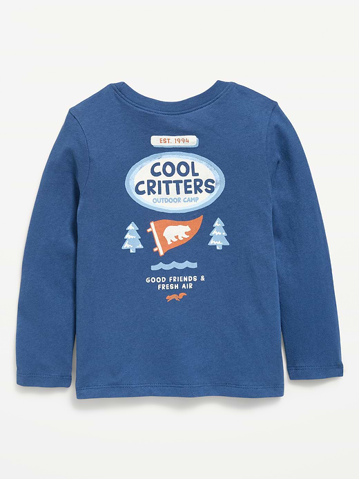 Old Navy Long-Sleeve Graphic T-Shirt for Toddler Boys — photo 3
