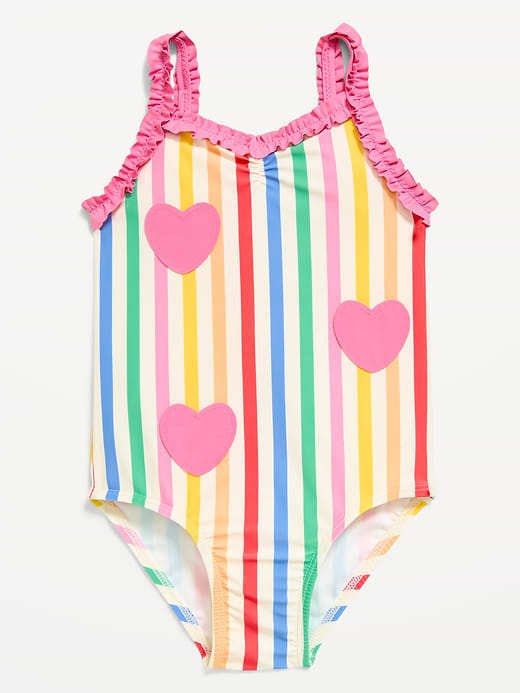Old Navy Printed One-Piece Swimsuit for Toddler Girls — photo 1
