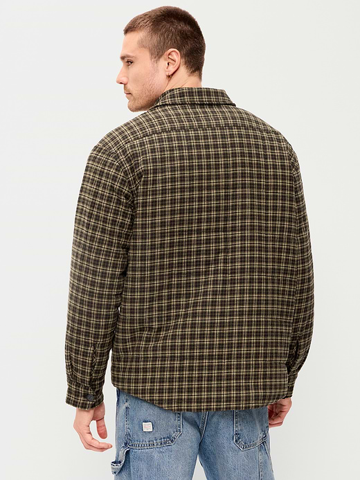Old Navy Plaid Flannel Shacket — photo 3