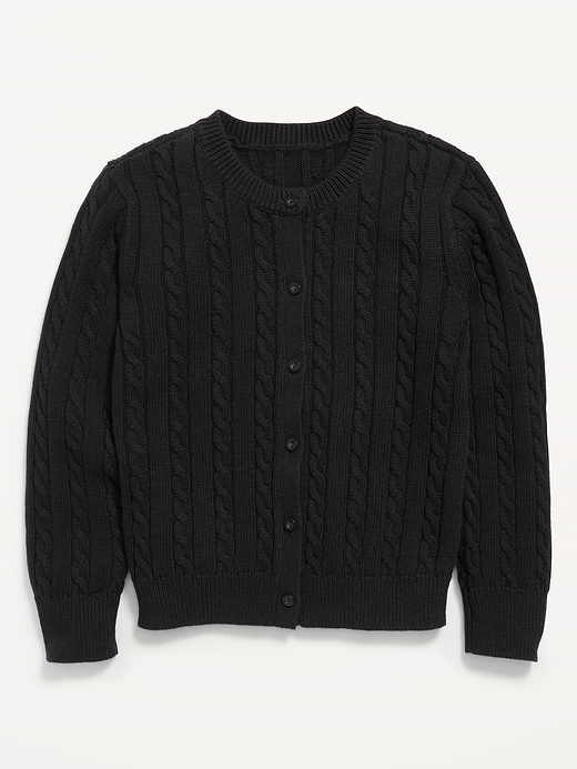 Old Navy Cable-Knit Cardigan Sweater for Girls — photo 3