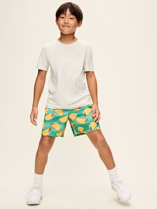Old Navy Printed Knee Length Mesh Shorts for Boys — photo 4