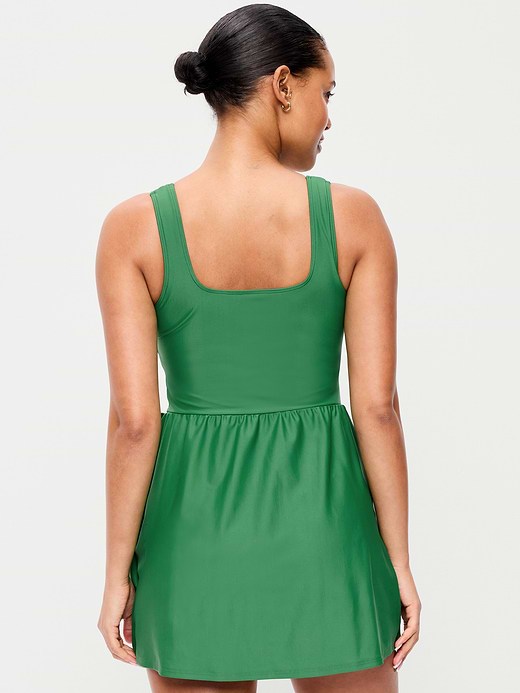 Old Navy Pique Side-Tie Swim Dress — photo 3