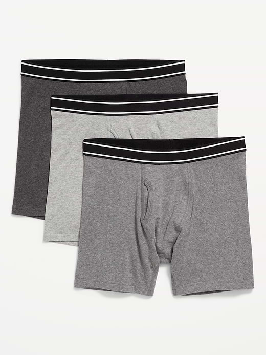 Old Navy 3-Pack Soft-Washed Boxer Briefs -- 6.25-inch inseam — photo 1