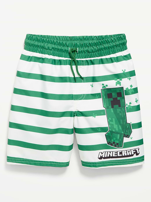 Old Navy Minecraft™ Swim Trunks for Boys — photo 1
