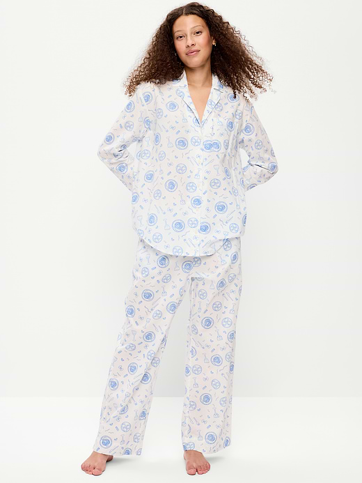 Old Navy Poplin Pajama Pant Set — photo 1