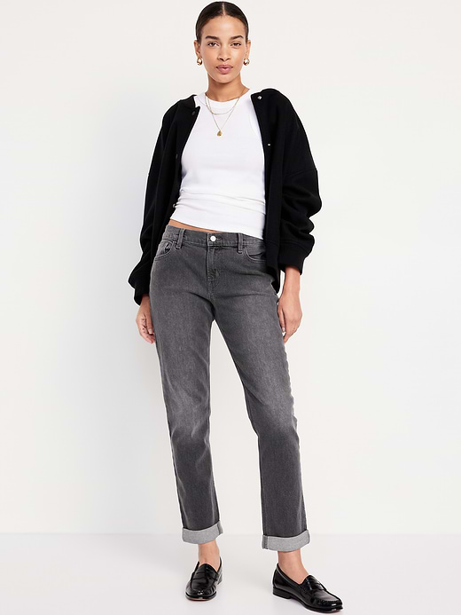 Old Navy Mid-Rise Wow Boyfriend Straight Jeans — photo 1