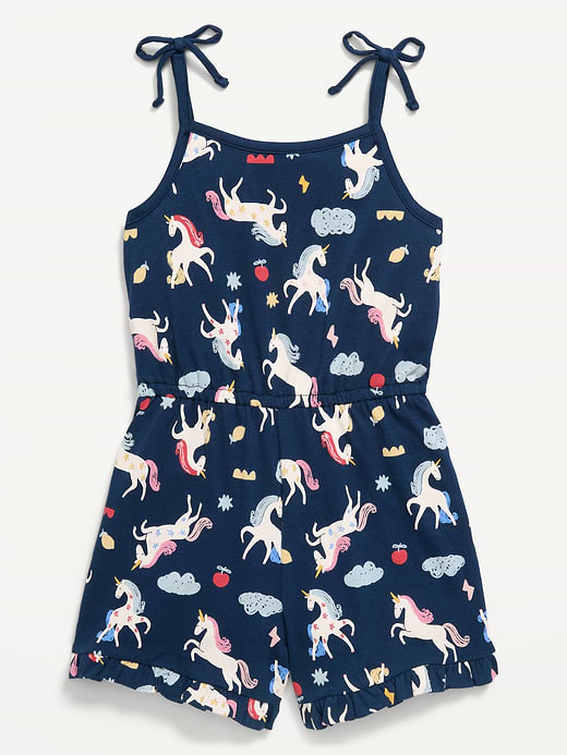 Old Navy Printed Sleeveless Tie-Bow Romper for Toddler Girls — photo 1