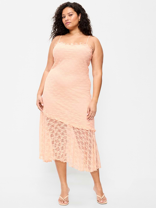 Old Navy Fit & Flare Lace Midi Dress — photo 9
