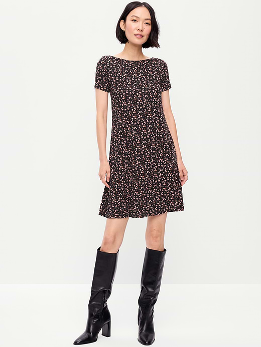 Old Navy Short-Sleeve Mini Swing Dress — photo 1