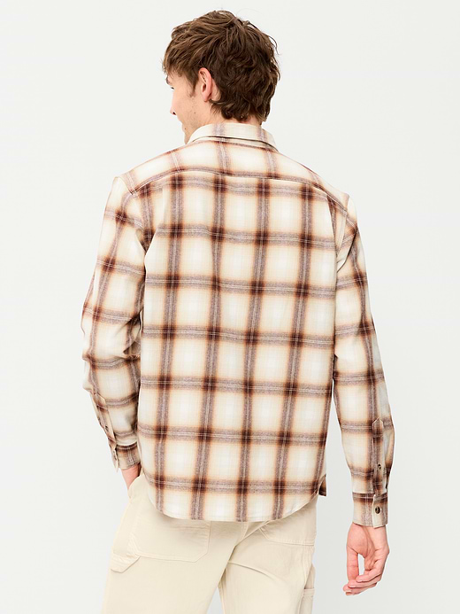 Old Navy Relaxed Long-Sleeve Flannel Pocket Shirt — photo 3