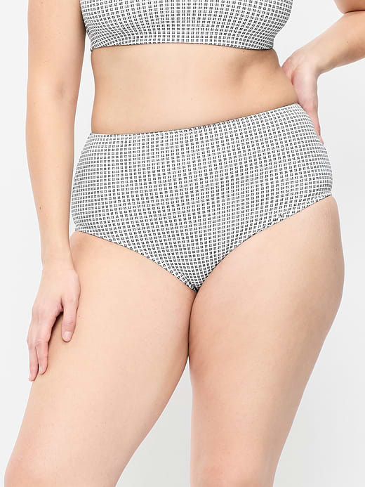 Old Navy High-Waisted Ribbed Bikini Swim Bottoms — photo 6