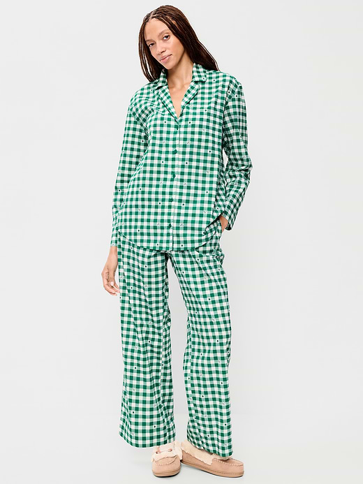 Old Navy Poplin Pajama Pant Set — photo 1