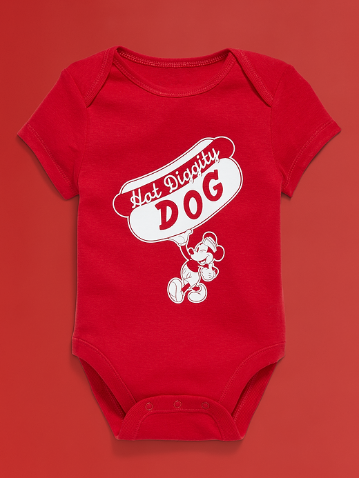 Old Navy Old Navy x Disney© Mickey Mouse Graphic Bodysuit for Baby — photo 3