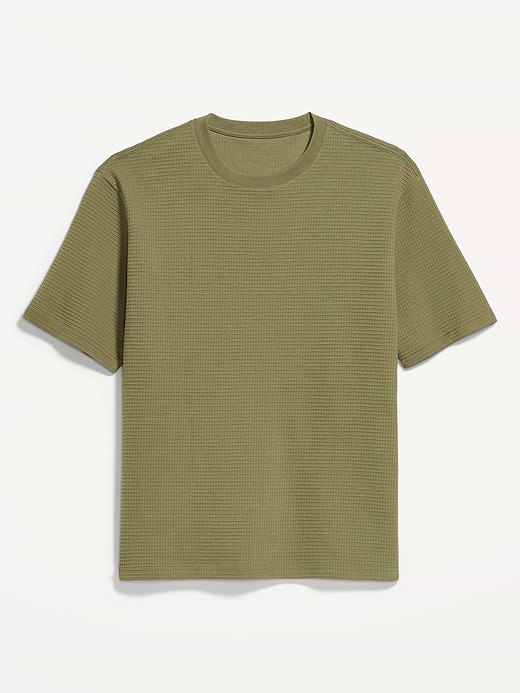 Old Navy Loose Short-Sleeve Textured Waffle T-Shirt — photo 4