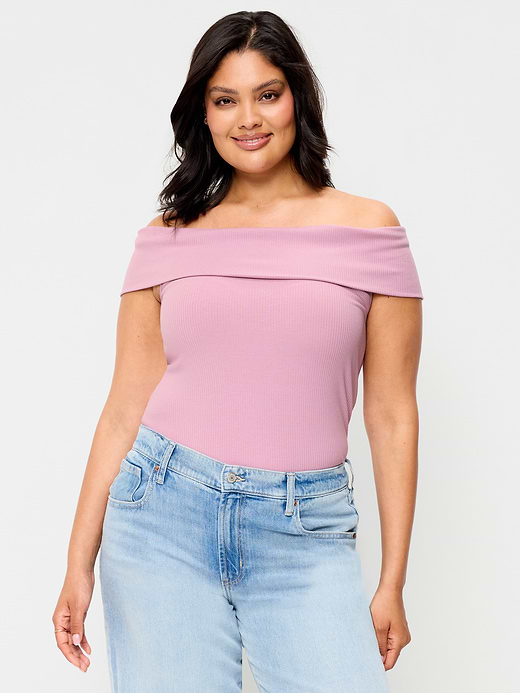 Old Navy Off-The-Shoulder Fitted Top — photo 8