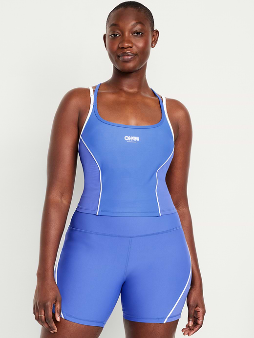 Old Navy Light Support PowerSoft Longline Sports Bra — photo 6