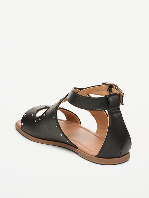 Old Navy Faux-Leather Gladiator Sandals for Girls — photo 6