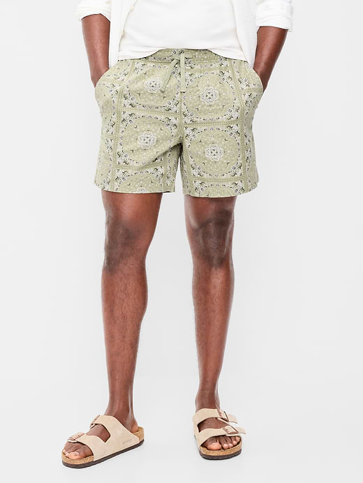 Old Navy Twill Jogger Shorts -- 5-inch inseam — photo 3